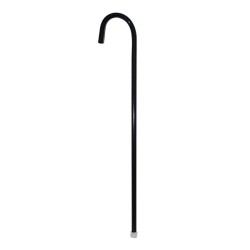 CANNE NOIRE DE CHARLOT 80 CM EN PLASTIQUE