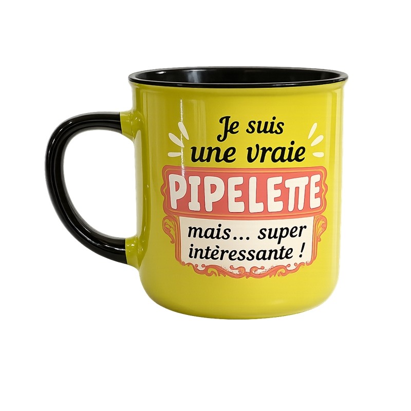 MUG VRAIE PIPELETTE MAIS SUPER INTERESSANTE COULEUR VERT