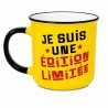 MUG JE SUIS UNE EDITION LIMITEE COULEUR JAUNE
