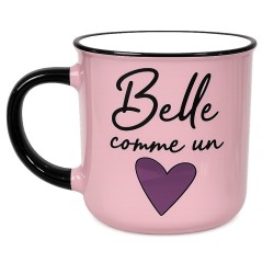 MUG BELLE COMME UN COEUR ROSE