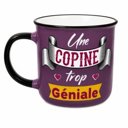 MUG UNE COPINE TROP GENIALE VIOLET