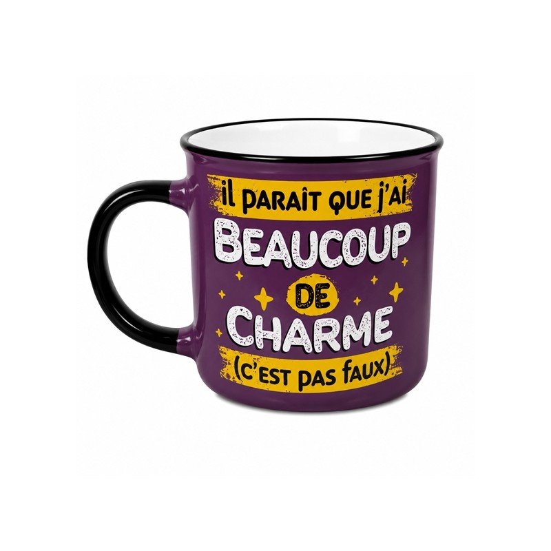 MUG IL PARAIT QUE J'AI BEAUCOUP DE CHARME ( C'EST PAS FAUX)