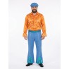 DEGUISEMENT ENSEMBLE 60/70 AVEC CASQUETTE BLEU/ORANGE TAILLE 54/56
