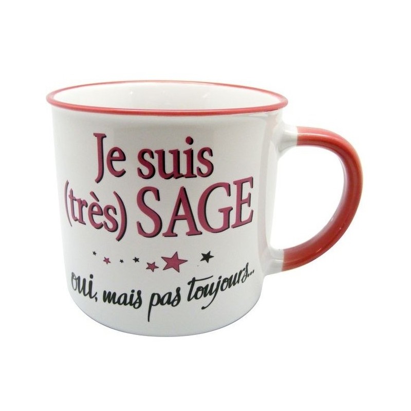 MUG JE SUIS TRES SAGE OUI MAIS PAS TOUJOURS