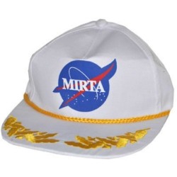 CASQUETTE DE LA NASA BLANCHE AVEC LOGO BLEU