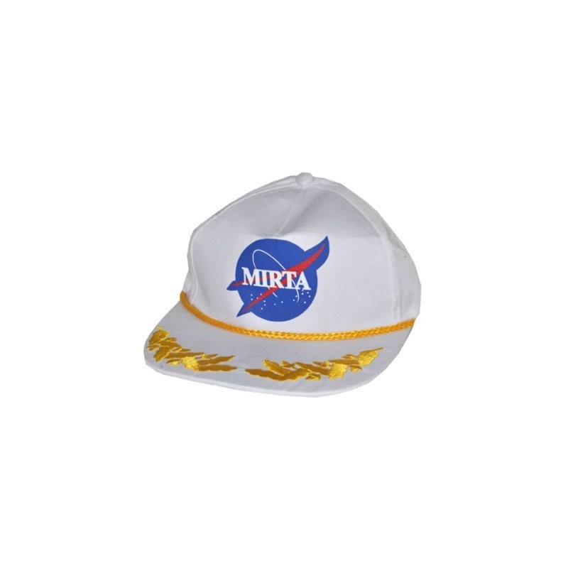 CASQUETTE DE LA NASA BLANCHE AVEC LOGO BLEU