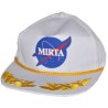 CASQUETTE DE LA NASA BLANCHE AVEC LOGO BLEU