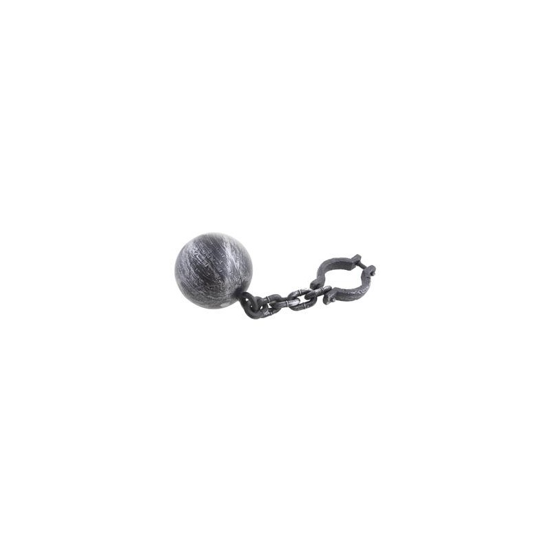 CHAINE DE PRISONNIER AVEC BOULET 17 CM