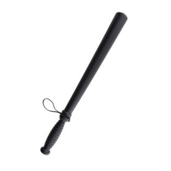 MATRAQUE DE POLICIER EN PLASTIQUE NOIR 50 CM