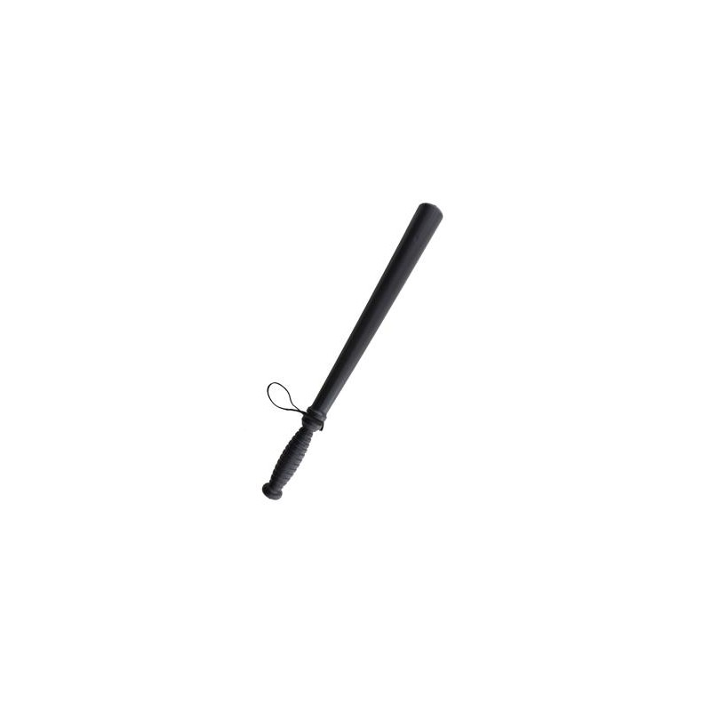 MATRAQUE DE POLICIER EN PLASTIQUE NOIR 50 CM