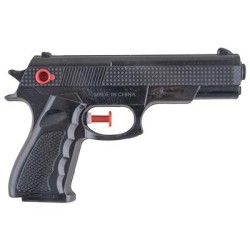 PISTOLET POLICE TYPE COLT A EAU EN PLASTIQUE 17 CM
