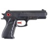 PISTOLET POLICE TYPE COLT A EAU EN PLASTIQUE 17 CM