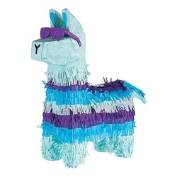 PINATA LAMA BLEU JEUX VIDEOS A TAPER 36 X 44 CM