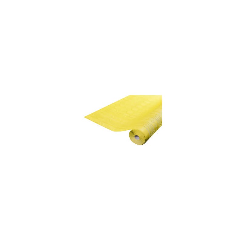 NAPPE DAMASSEE JAUNE 120 X 6M