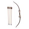 ARC 70 CM ET 3 FLECHES 50 CM D'INDIEN EN PLASTIQUE