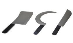 ARME EN PLASTIQUE 46 CM MACHETTE OU GROS COUTEAU
