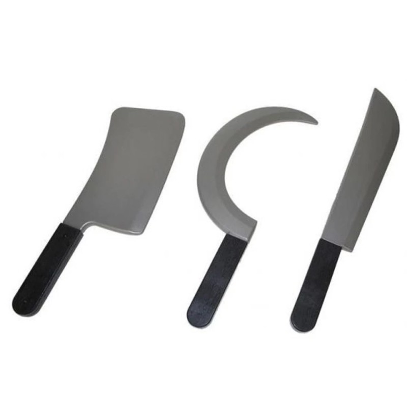 ARME EN PLASTIQUE 46 CM MACHETTE OU GROS COUTEAU
