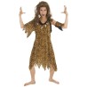 DEGUISEMENT FEMME PREHISTORIQUE NEANDERTALE IMPRIME LEOPARD TAILLE 44-46
