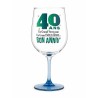 VERRE A VIN XXXL CADEAU ANNIVERSAIRE 40 ANS 