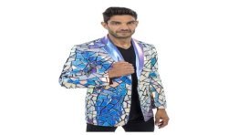 VESTE HOLOGRAPHIQUE HOMME TAILLE M
