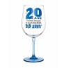 VERRE A VIN XXXL CADEAU ANNIVERSAIRE 20 ANS 