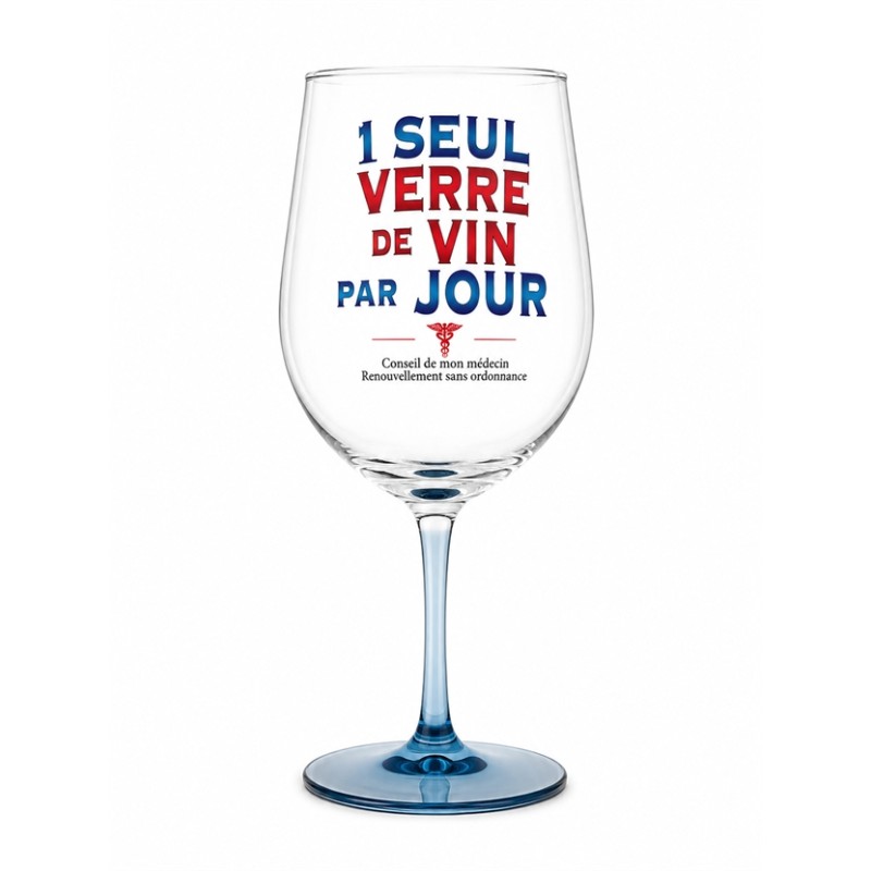 VERRE A VIN XXXL CADEAU UN SEUL VERRE DE VIN PAR JOUR
