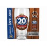 COFFRET ANTI-SOIF VERRE A BIERE + DECAPSULEUR 20 ANS