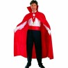 DEGUISEMENT CAPE ROUGE AVEC CHAINETTE OR