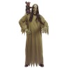 DEGUISEMENT SORCIERE VERTE TAILLE M-L MASQUE+GANTS