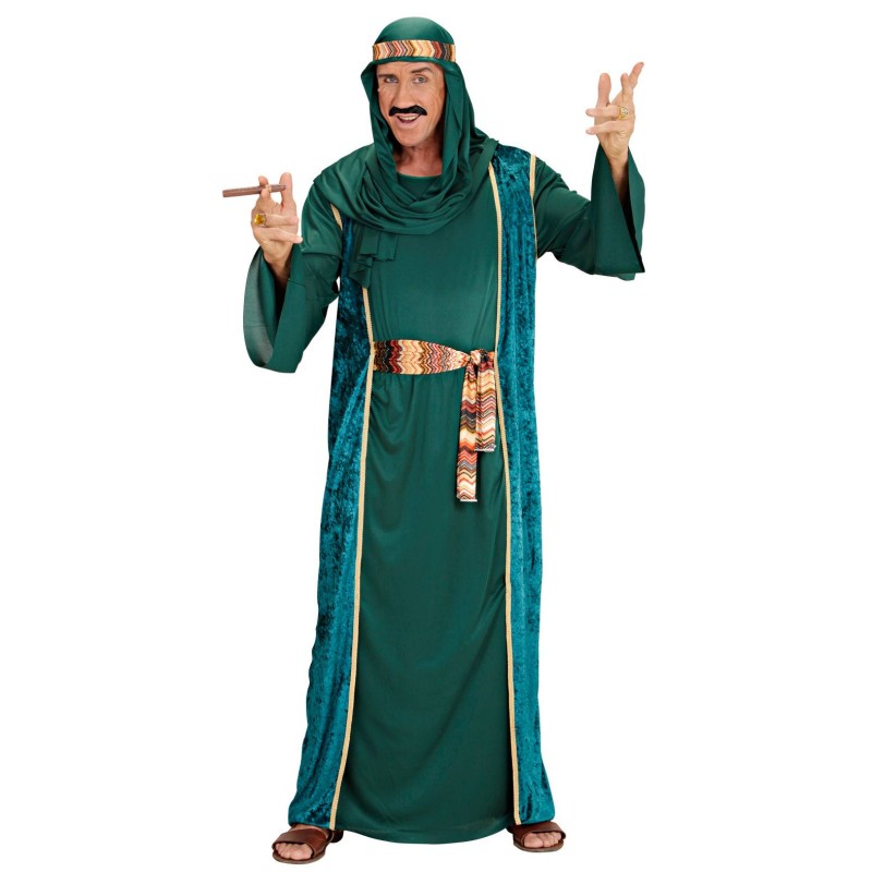 DEGUISEMENT SHEIK VERT TAILLE XL