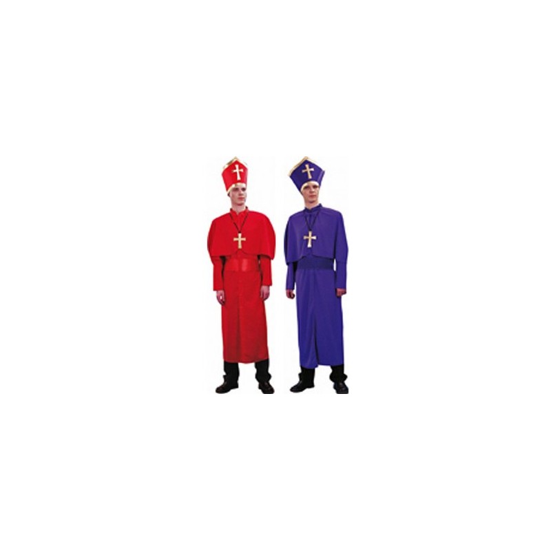 DEGUISEMENT EVEQUE VIOLET TAILLE 52