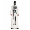 DEGUISEMENT TUNIQUE SQUELETTE BLANC TAILLE M/L