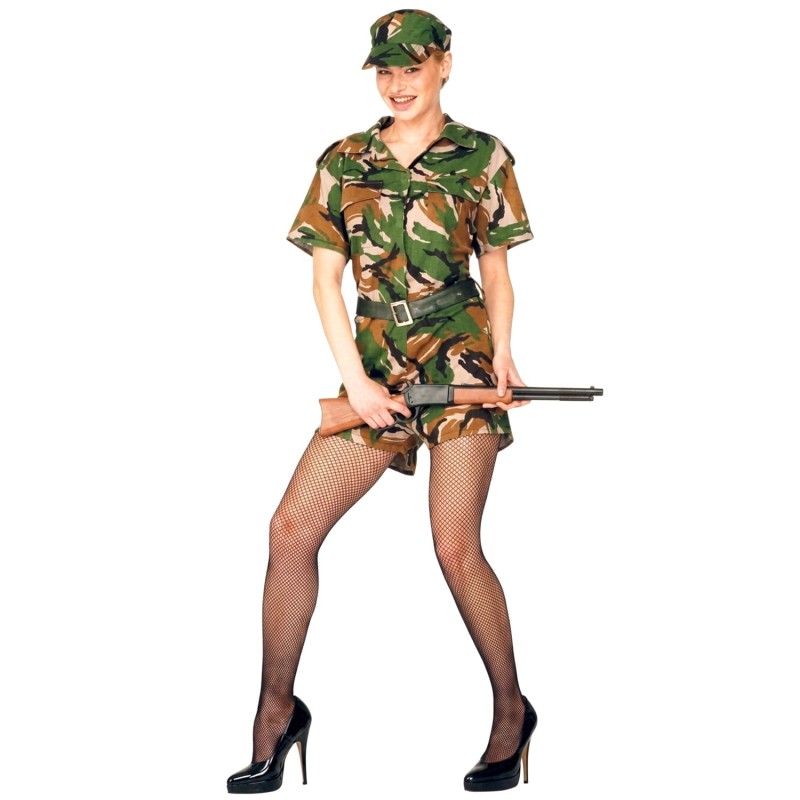 DEGUISEMENT FEMME MILITAIRE GI JANE TAILLE M