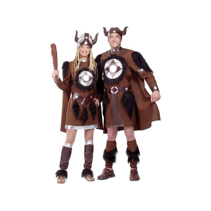 DEGUISEMENT VIKING FEMME BORDEAU TAILLE 52/54