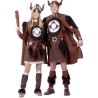 DEGUISEMENT VIKING FEMME BORDEAU TAILLE 52/54