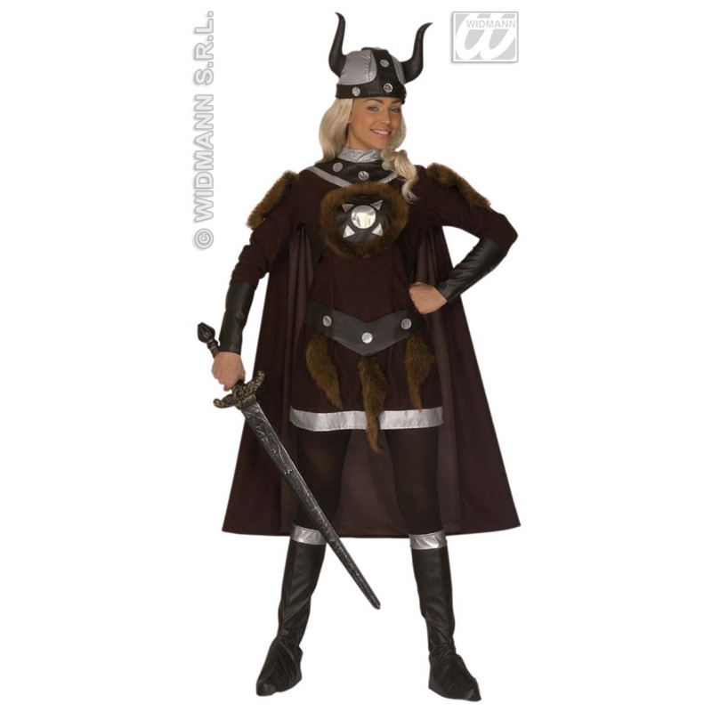 DEGUISEMENT VIKING MARRON FEMME TAILLE S
