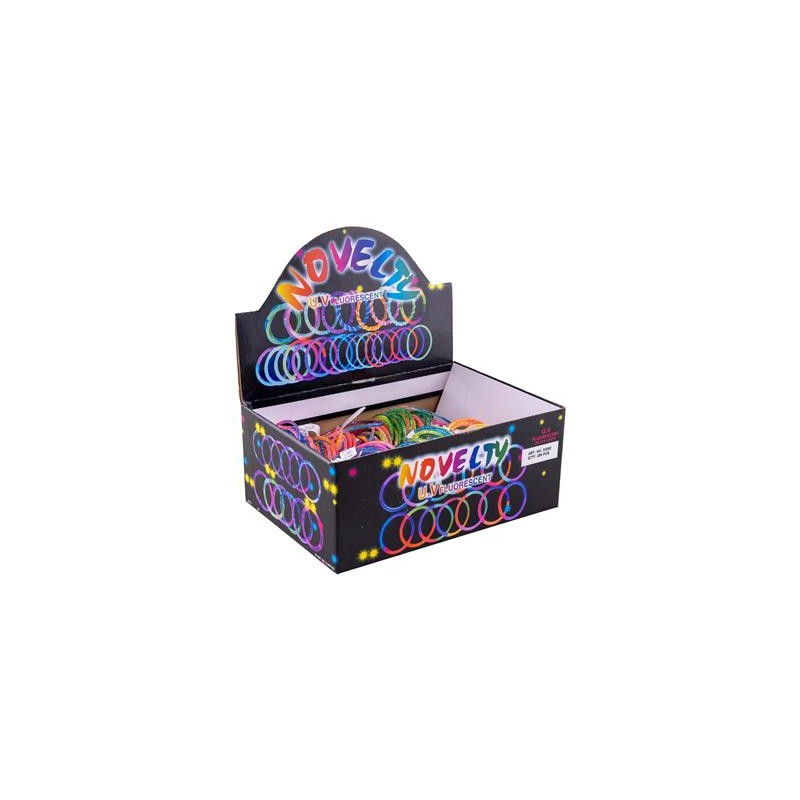 1 BRACELET FIN FLUO ET PAILLETTES