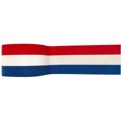 ROULEAU DE RUBAN EN TISSUS TRICOLORE BLEU BLANC ROUGE FRANCE 5 CM X 25 METRES