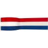 ROULEAU DE RUBAN EN TISSUS TRICOLORE BLEU BLANC ROUGE FRANCE 5 CM X 25 METRES