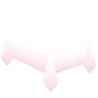 NAPPE EN PAPIER ROSE CLAIR DEGRADE BLANC RECTANGULAIRE 120 CM X 180 CM 