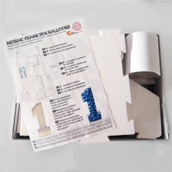 CHIFFRE 1 MOSAIC STRUCTURE EN SAGEX A REMPLMIR DE BALLONS 120 CM