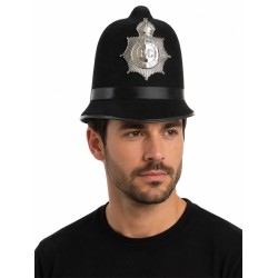 CHAPEAU POLICIER ANGLAIS BOBBY LONDRES 