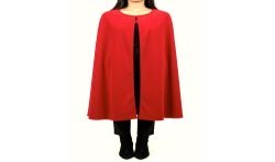 DEGUISEMENT CAPE ROUGE PRESTIGE VELOURS TAILLE UNIQUE