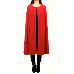 DEGUISEMENT CAPE ROUGE PRESTIGE VELOURS TAILLE UNIQUE