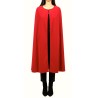 DEGUISEMENT CAPE ROUGE PRESTIGE VELOURS TAILLE UNIQUE