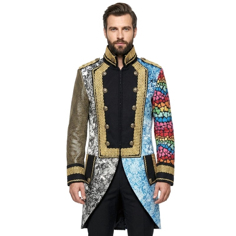 DEGUISEMENT VESTE GENTLEMEN BI COLOR TAILLE XL