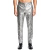 DEGUISEMENT PANTALON ARGENT BRILLANT TAILLE 56