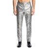 DEGUISEMENT PANTALON ARGENT BRILLANT TAILLE 56