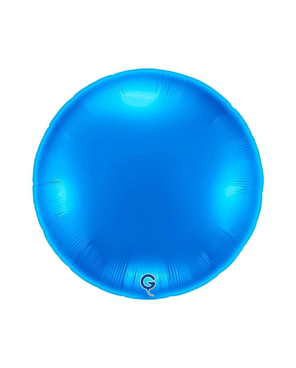 BALLON METALLIQUE ROND 91 CM BLUE BLEU 