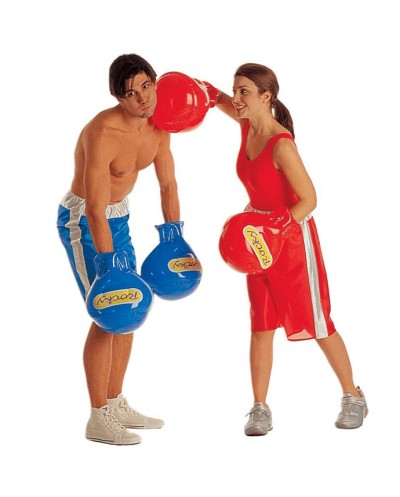 GANTS DE BOXE GONFLABLES ROUGE OU BLEU 